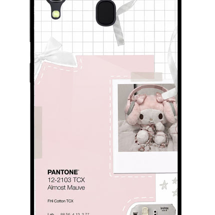 Pantone Asthetic Samsung A30 Glass Case