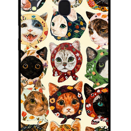 Cool Cat Samsung A30 Glass Case