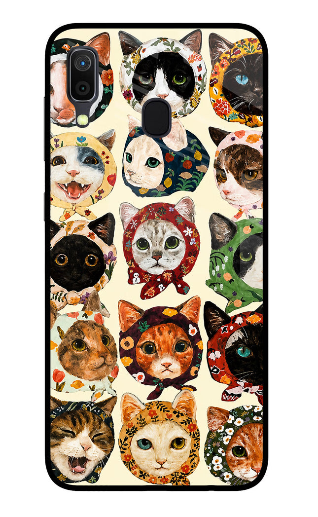 Cool Cat Samsung A30 Glass Case