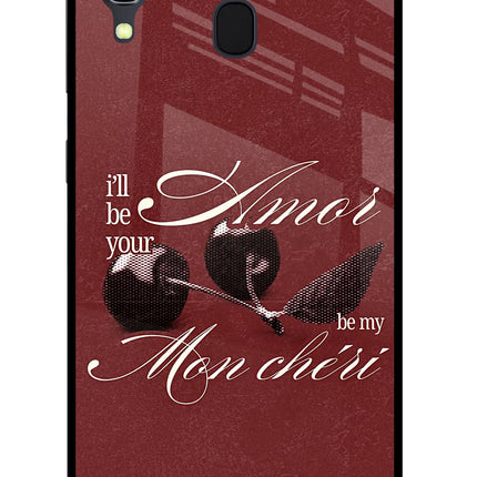 Velvet Cherry Samsung A30 Glass Case