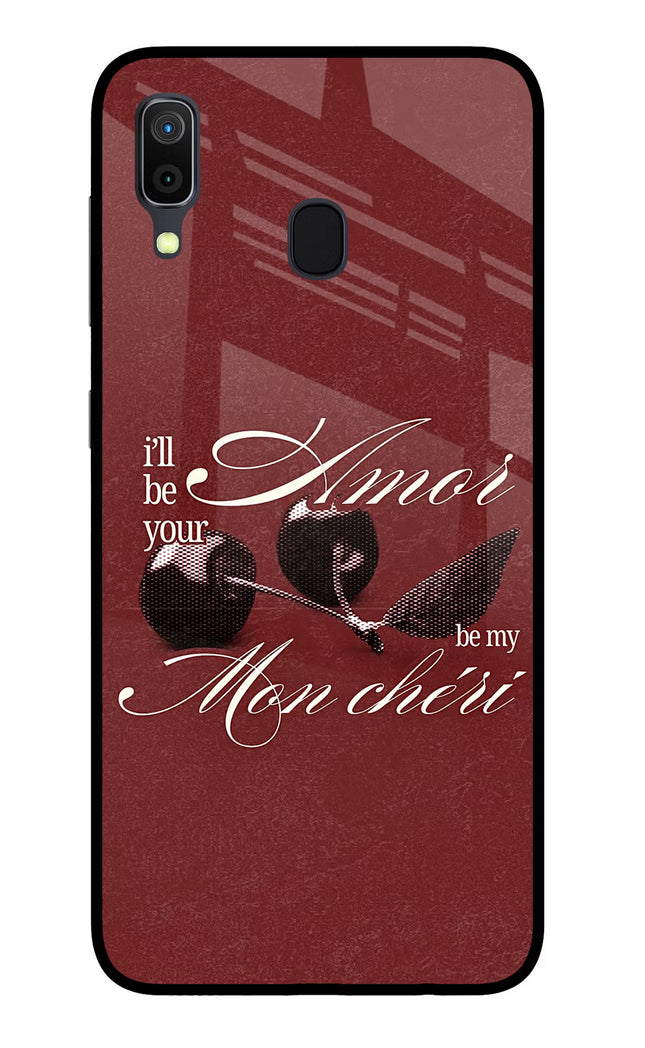 Velvet Cherry Samsung A30 Glass Case