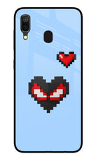 Peter Heart Samsung A30 Glass Case