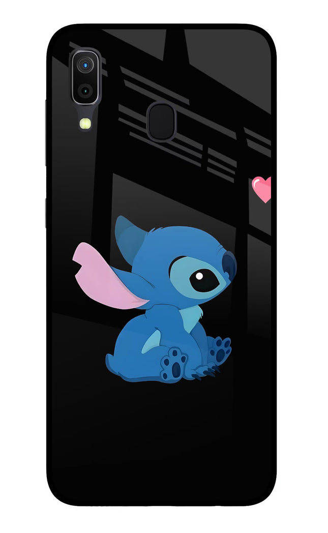 Stitch Crush Samsung A30 Glass Case