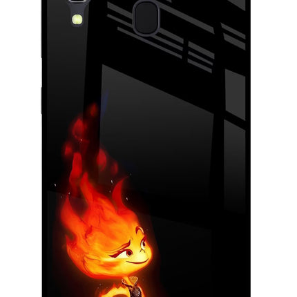Ember Flame Samsung A30 Glass Case