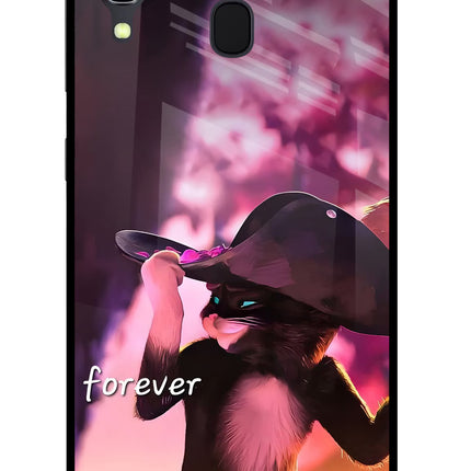 Forever Cat Samsung A30 Glass Case
