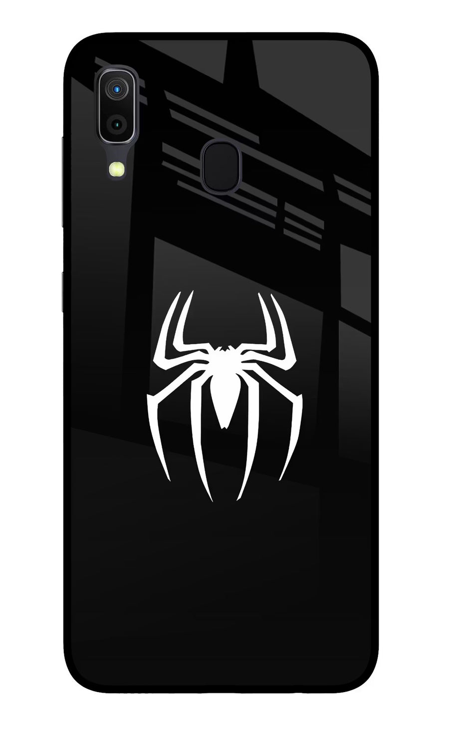 Miles Symbol Samsung A30 Back Cover, Glass case