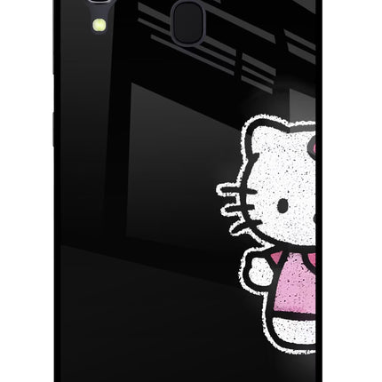 Kitty Charm Samsung A30 Glass Case