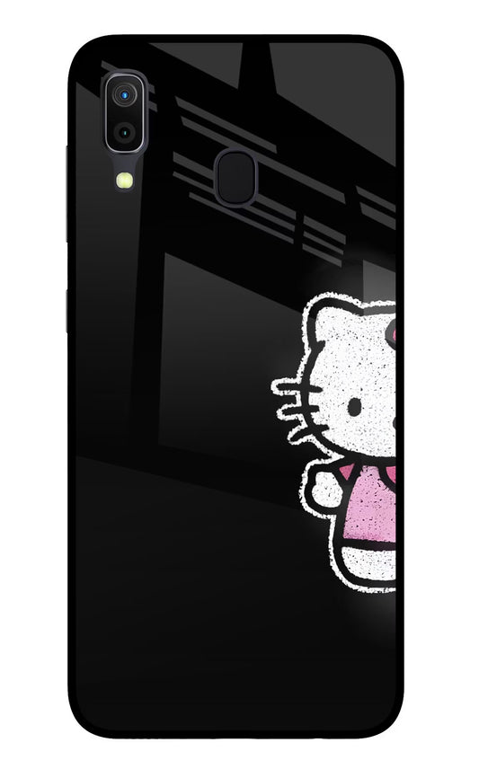 Kitty Charm Samsung A30 Glass Case