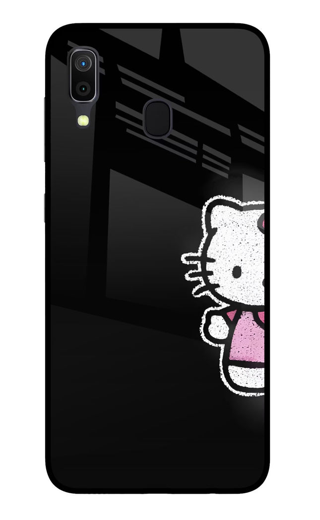 Kitty Charm Samsung A30 Glass Case