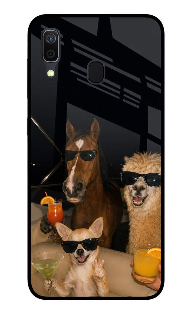 Party Squad Samsung A30 Glass Case
