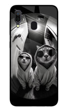 Hood Cats Samsung A30 Glass Case