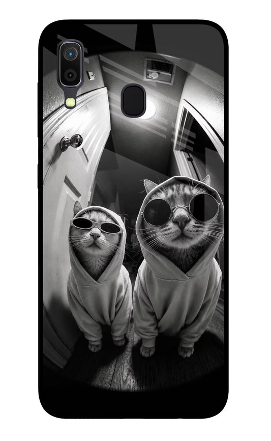Hood Cats Samsung A30 Glass Case