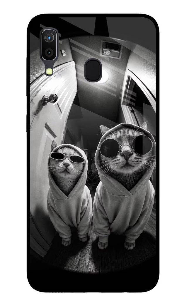 Hood Cats Samsung A30 Glass Case