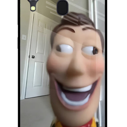 Side Eye Woody Samsung A30 Glass Case