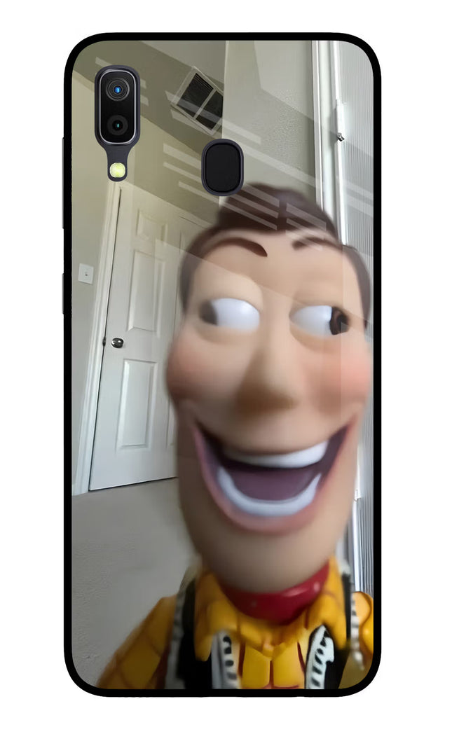 Side Eye Woody Samsung A30 Glass Case