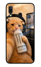 Gamer Cat Energy Samsung A30 Glass Case
