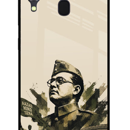 Netaji Rising Samsung A30 Glass Case