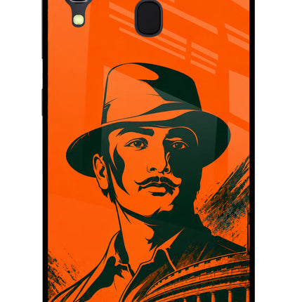 Bhagat Singh Legacy Samsung A30 Glass Case
