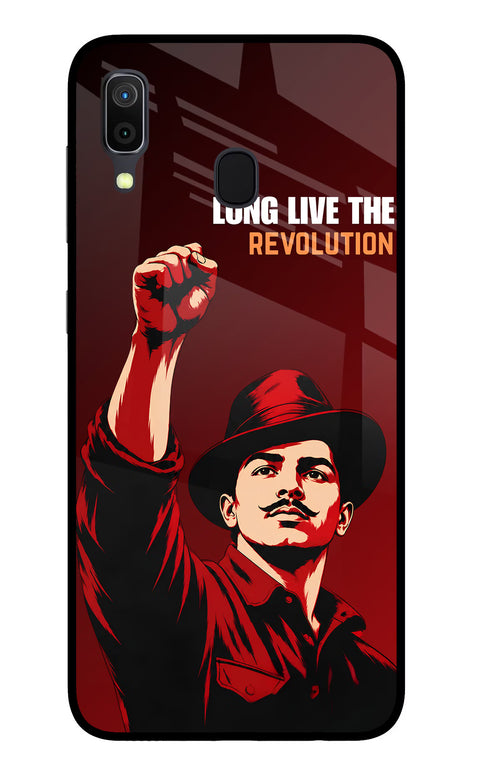 Bhagat Singh Revolution Samsung A30 Glass Case