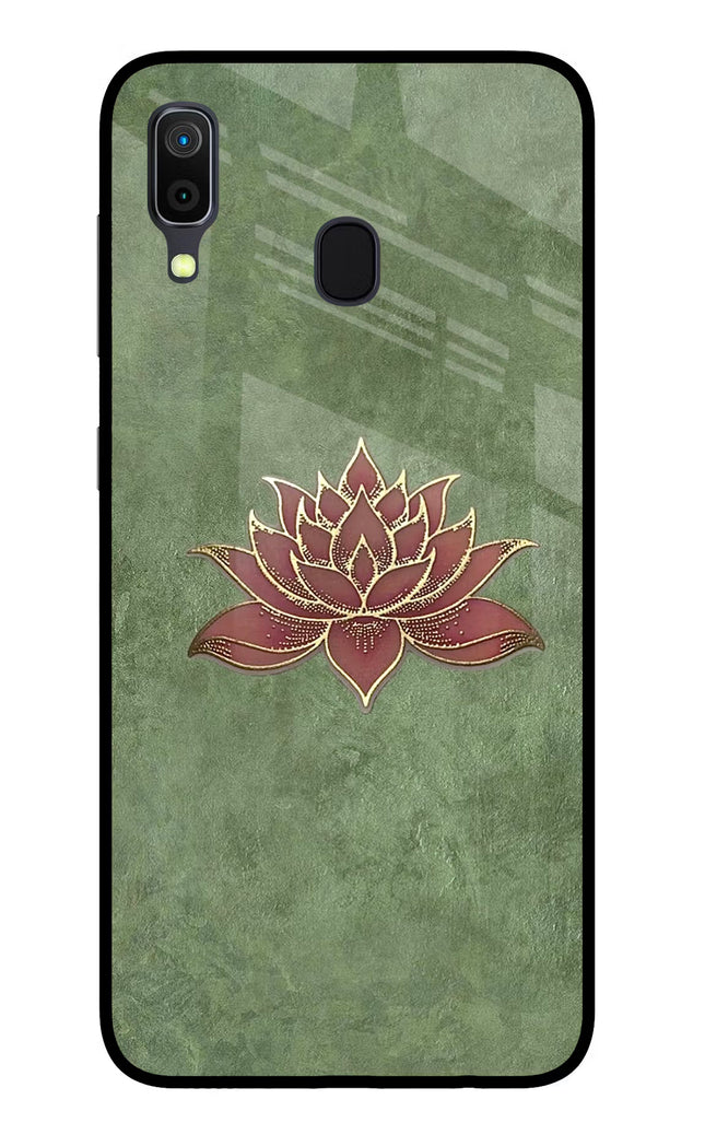 Lotus Grace Samsung A30 Glass Case