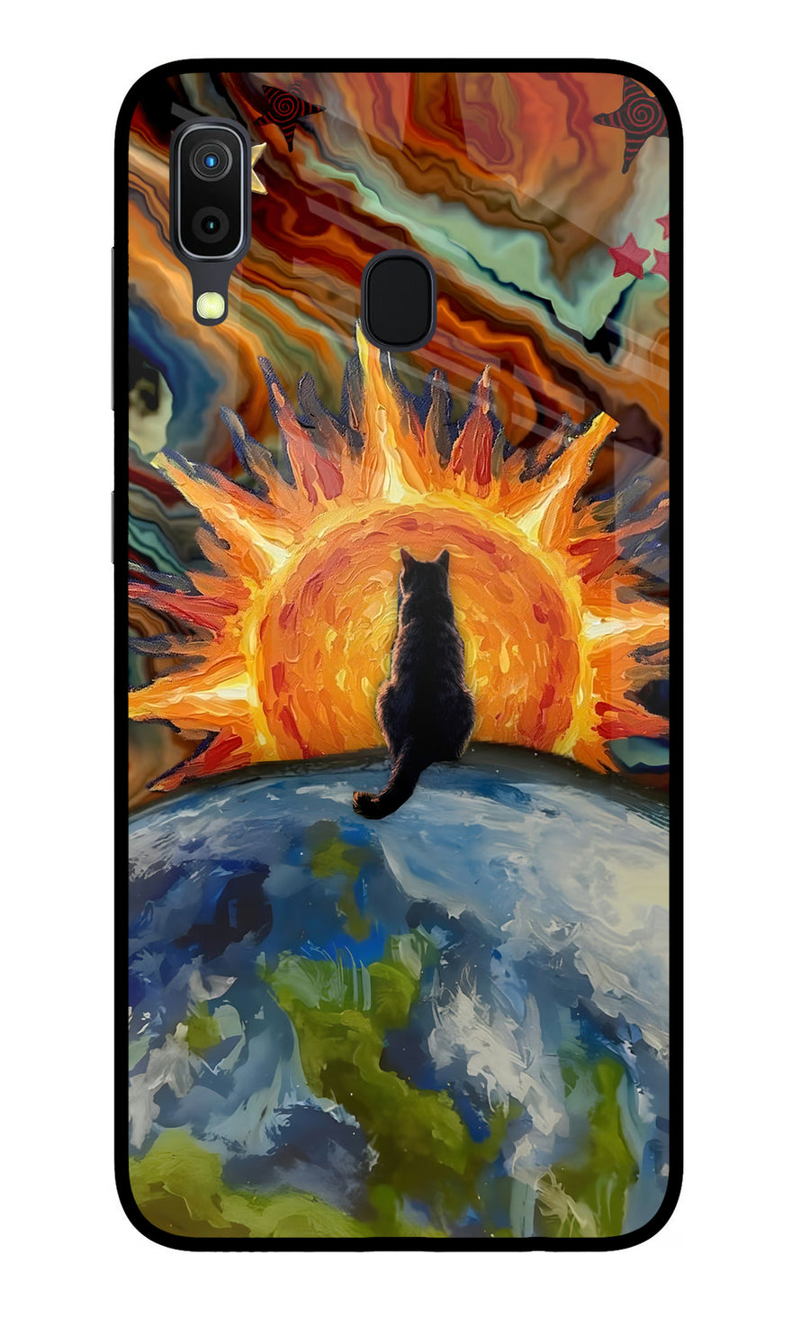 Sunrise Beyond Samsung A30 Back Cover, Glass case