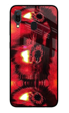 Fire Eye Samsung A30 Glass Case
