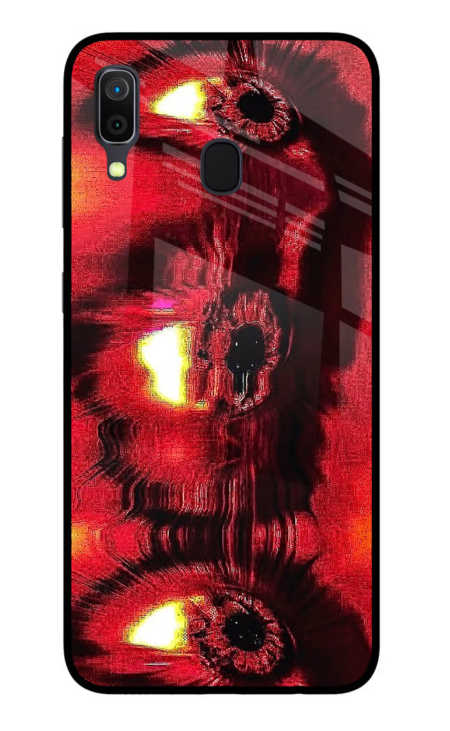 Fire Eye Samsung A30 Glass Case