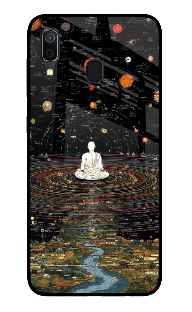 Space Monk Samsung A30 Glass Case