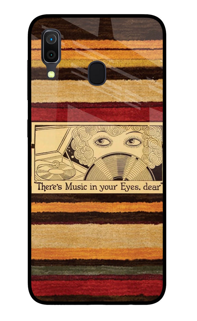 Vinyl Stripes Samsung A30 Glass Case