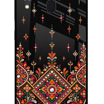 Noir Mehfil Samsung A30 Glass Case