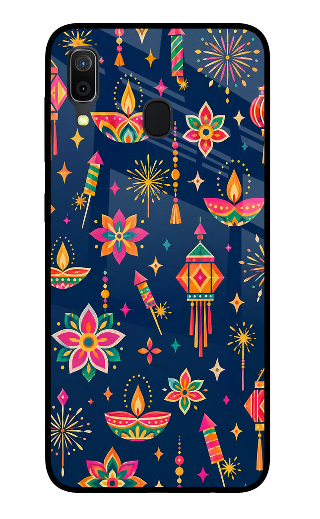 Festive Pop Samsung A30 Glass Case