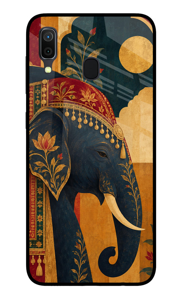 Royal Elephant Samsung A30 Glass Case