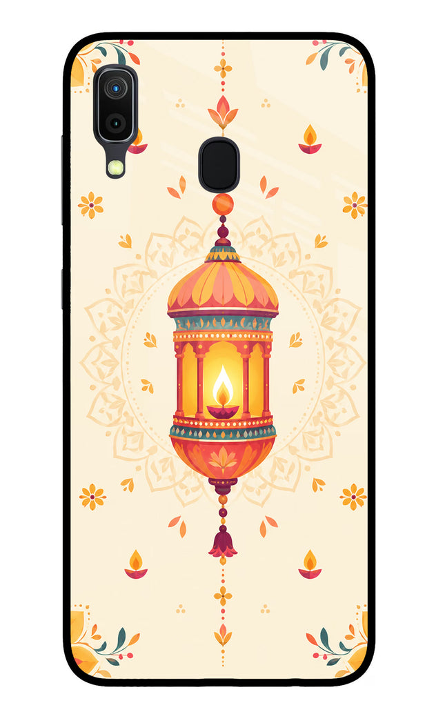 Golden Lantern Samsung A30 Glass Case