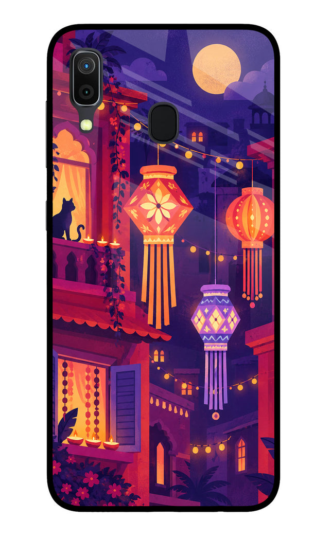 Lantern Lane Samsung A30 Glass Case