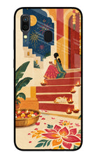 Diwali Rangoli Samsung A30 Glass Case