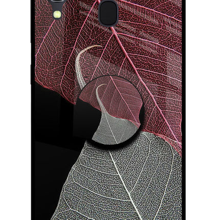 Leaf Pattern Samsung A30 Pop Case by Casekaro