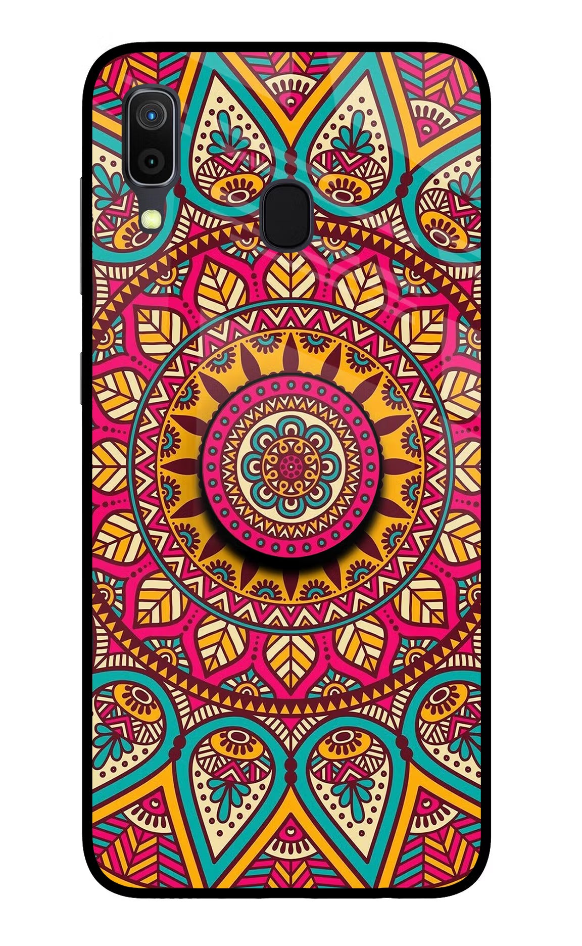 Mandala Samsung A30 Pop Case by Casekaro