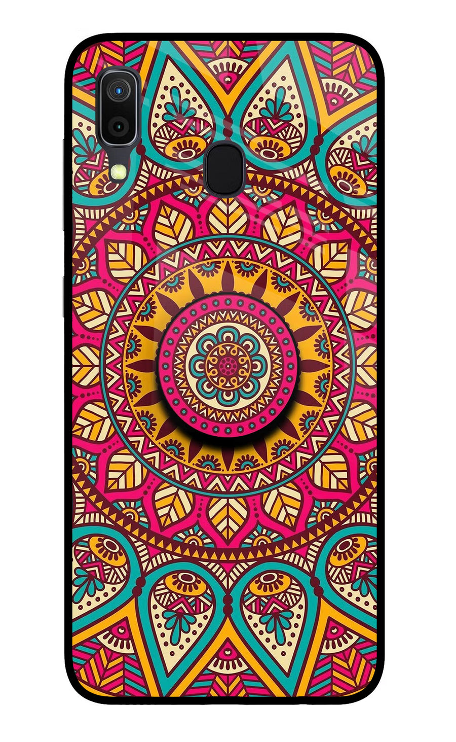 Mandala Samsung A30 Pop Case, Glass case