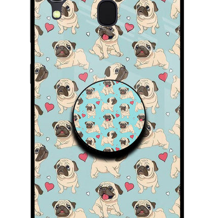Pug Dog Samsung A30 Pop Case by Casekaro