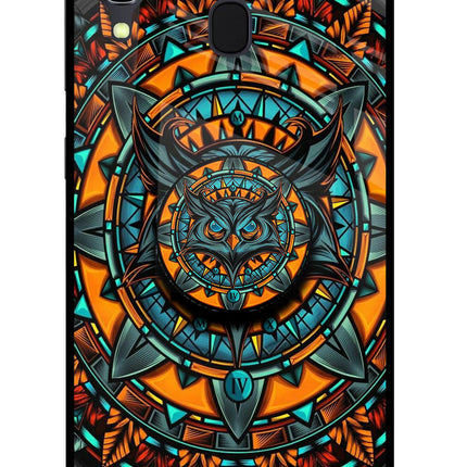 Angry Owl Samsung A30 Pop Case by Casekaro