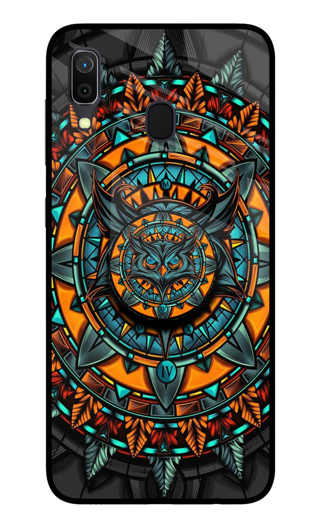 Angry Owl Samsung A30 Pop Case by Casekaro