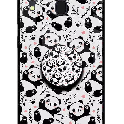 Cute Panda Samsung A30 Pop Case by Casekaro