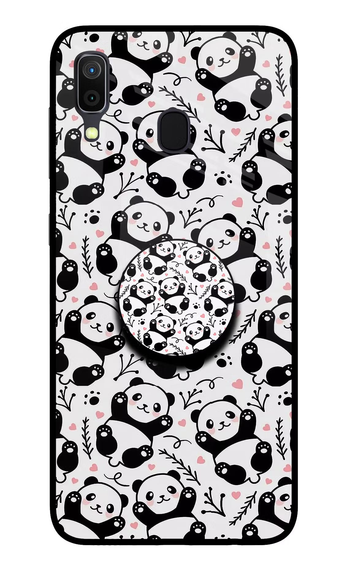 Cute Panda Samsung A30 Pop Case by Casekaro
