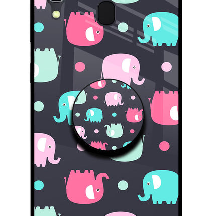Baby Elephants Samsung A30 Pop Case by Casekaro