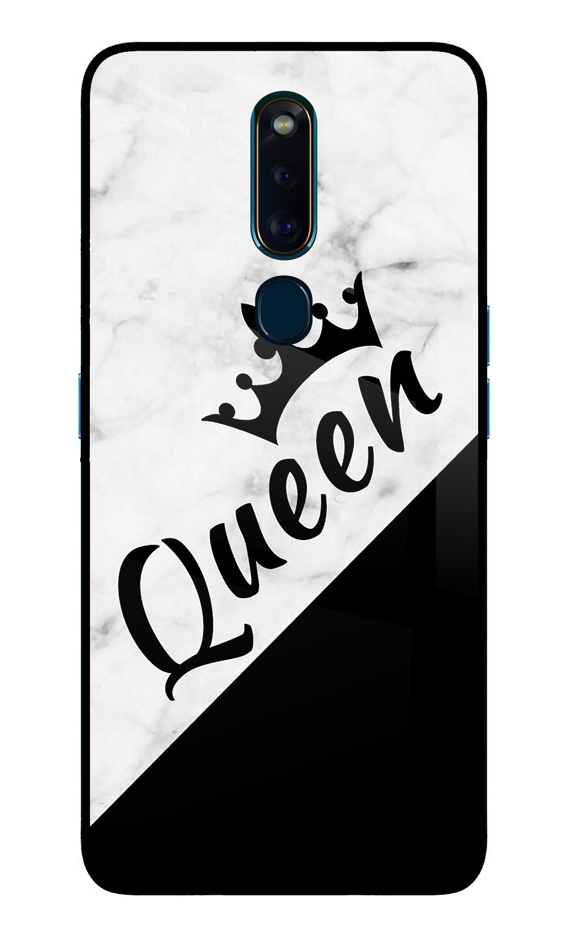 Queen Oppo F11 Pro Glass Case