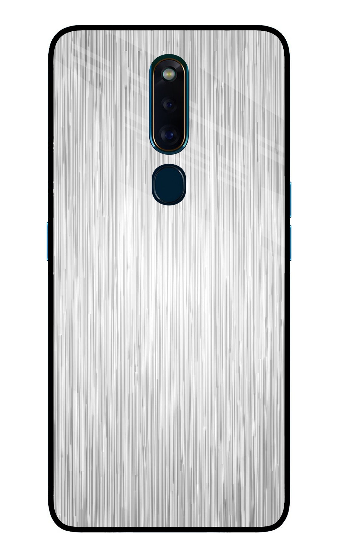 Wooden Grey Texture Oppo F11 Pro Glass Case