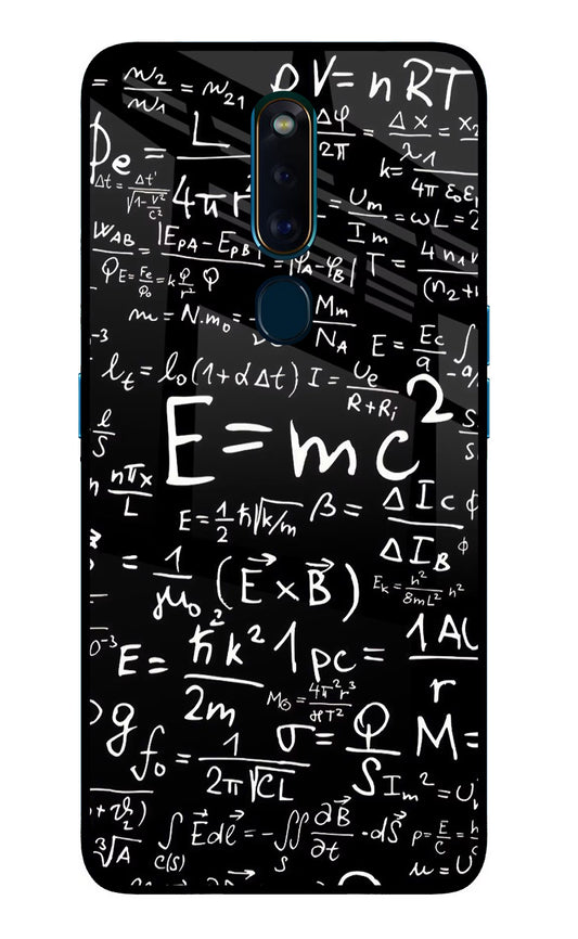Physics Formula Oppo F11 Pro Glass Case
