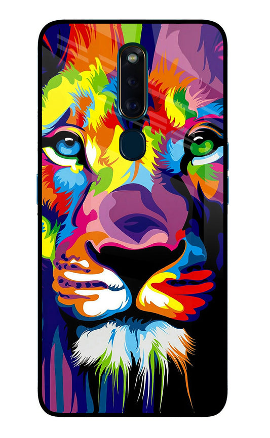 Lion Oppo F11 Pro Glass Case