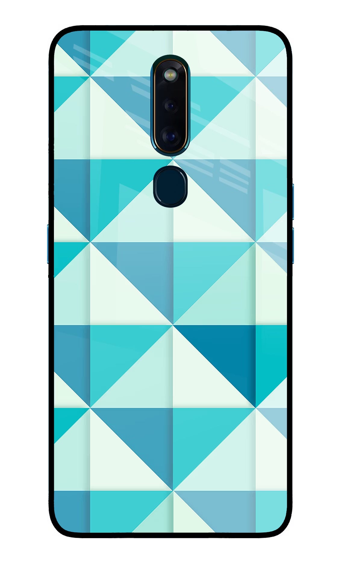 Abstract Oppo F11 Pro Glass Case Back Cover by Casekaro