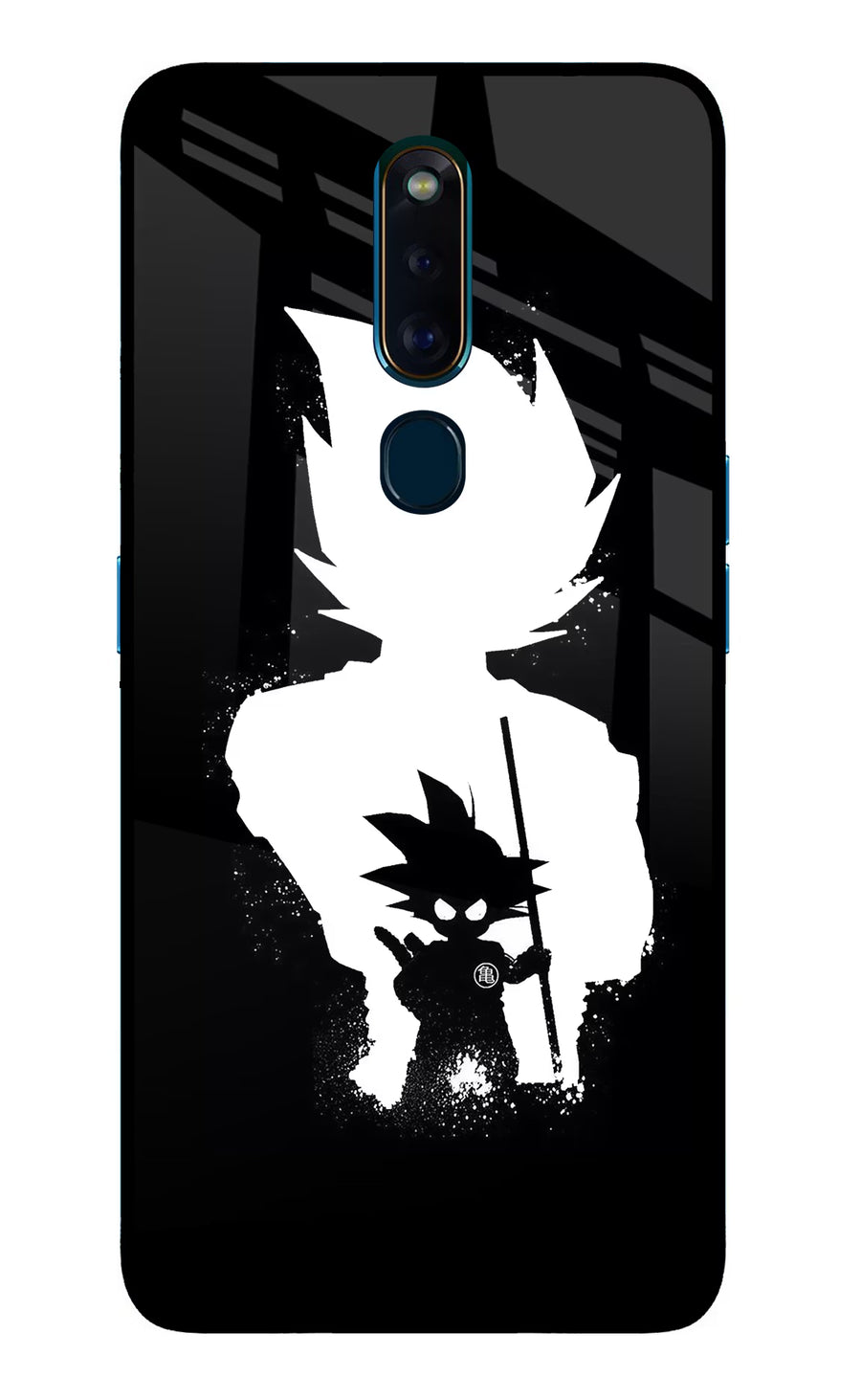 Goku Shadow Oppo F11 Pro Back Cover, Glass case